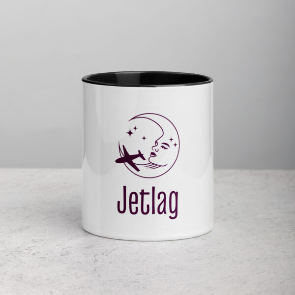 Tasse mit farbiger Innenseite “Jetlag”