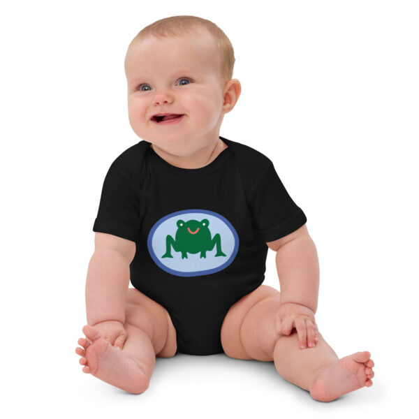 Babystrampler aus Bio-Baumwolle “Frosch”