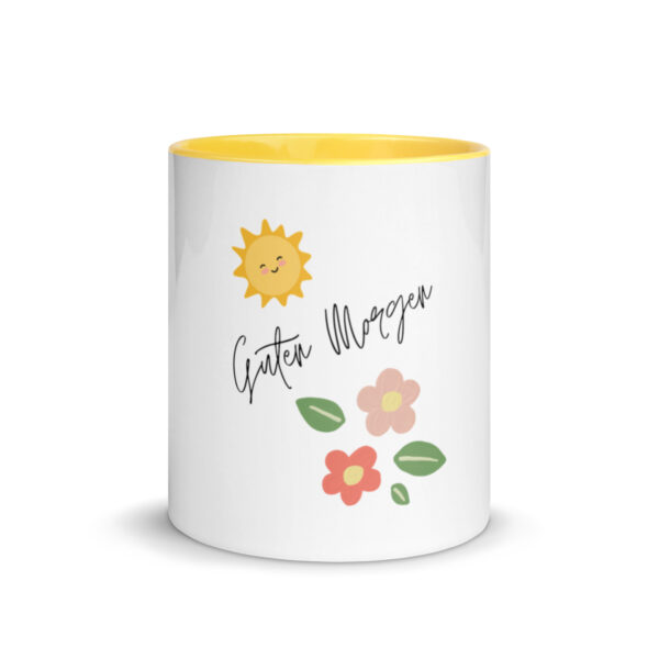 Tasse mit farbiger Innenseite “Guten Morgen”