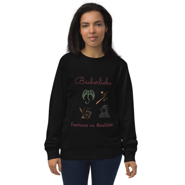 Unisex Bio-Pullover “Bücherliebe”