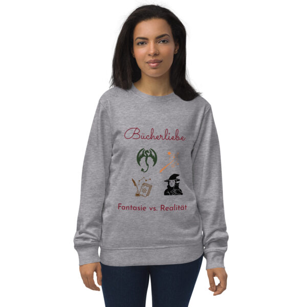 Unisex Bio-Pullover “Bücherliebe”