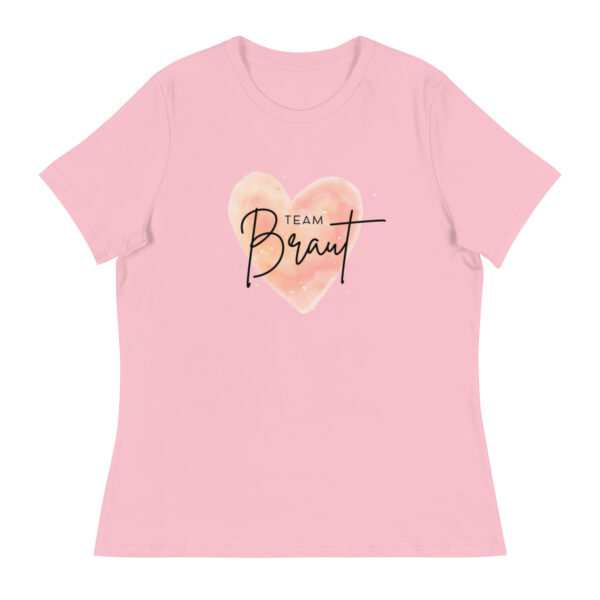 Lockeres Damen-T-Shirt “Team Braut”